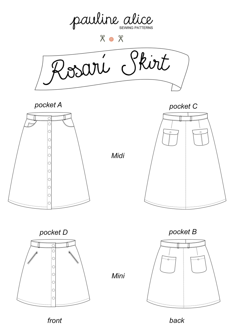 Rosarí skirt | Textillia