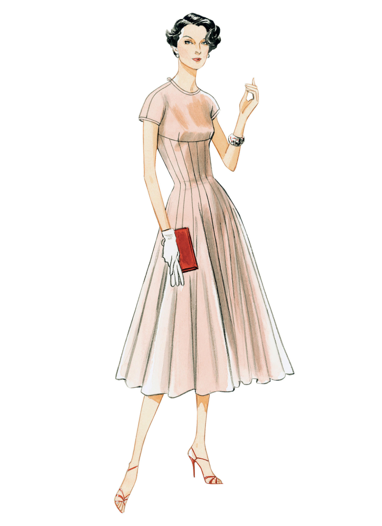 V8999 | Misses' Gored Fit and Flare Dress, and Bolero V8999 | Misses' Gored Fit and Flare Dress, and Bolero
