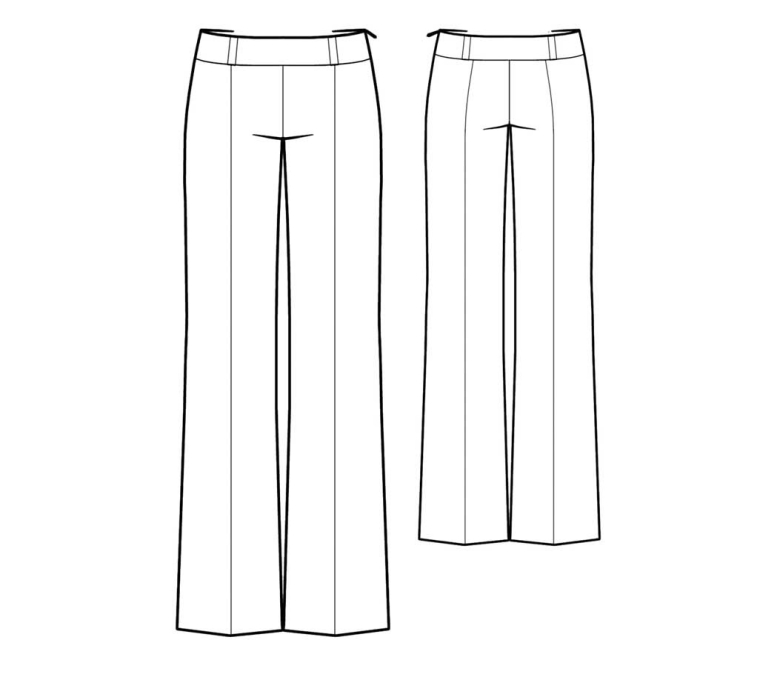 Clean Front Bootcut Trouser | Textillia