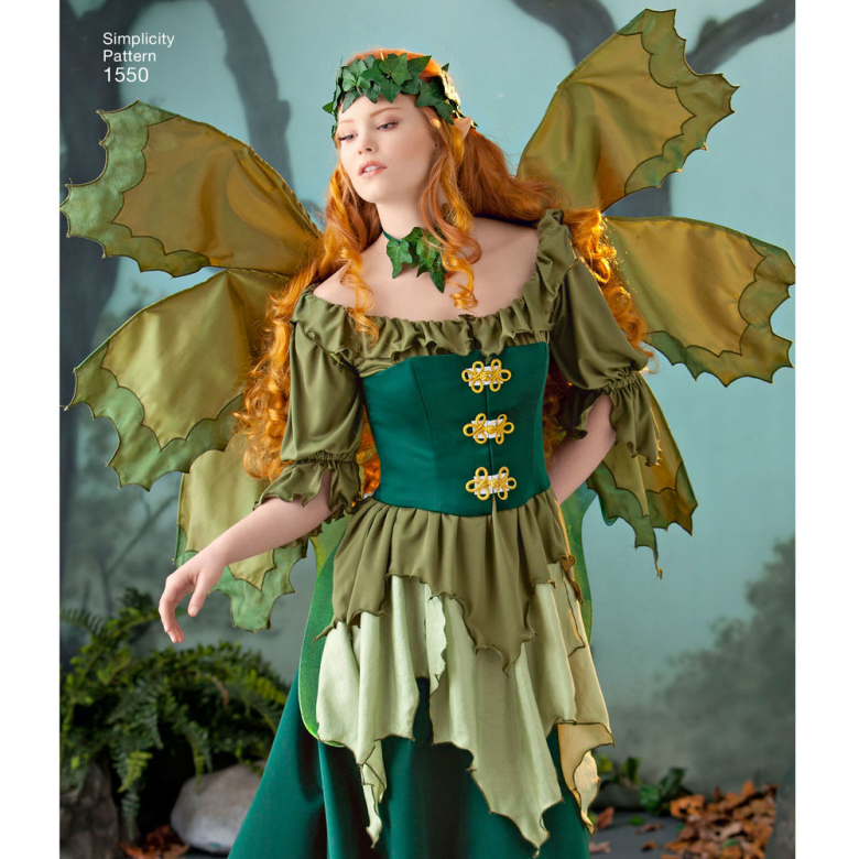 1550 | Misses' Amy Brown Fairy Costume | Textillia