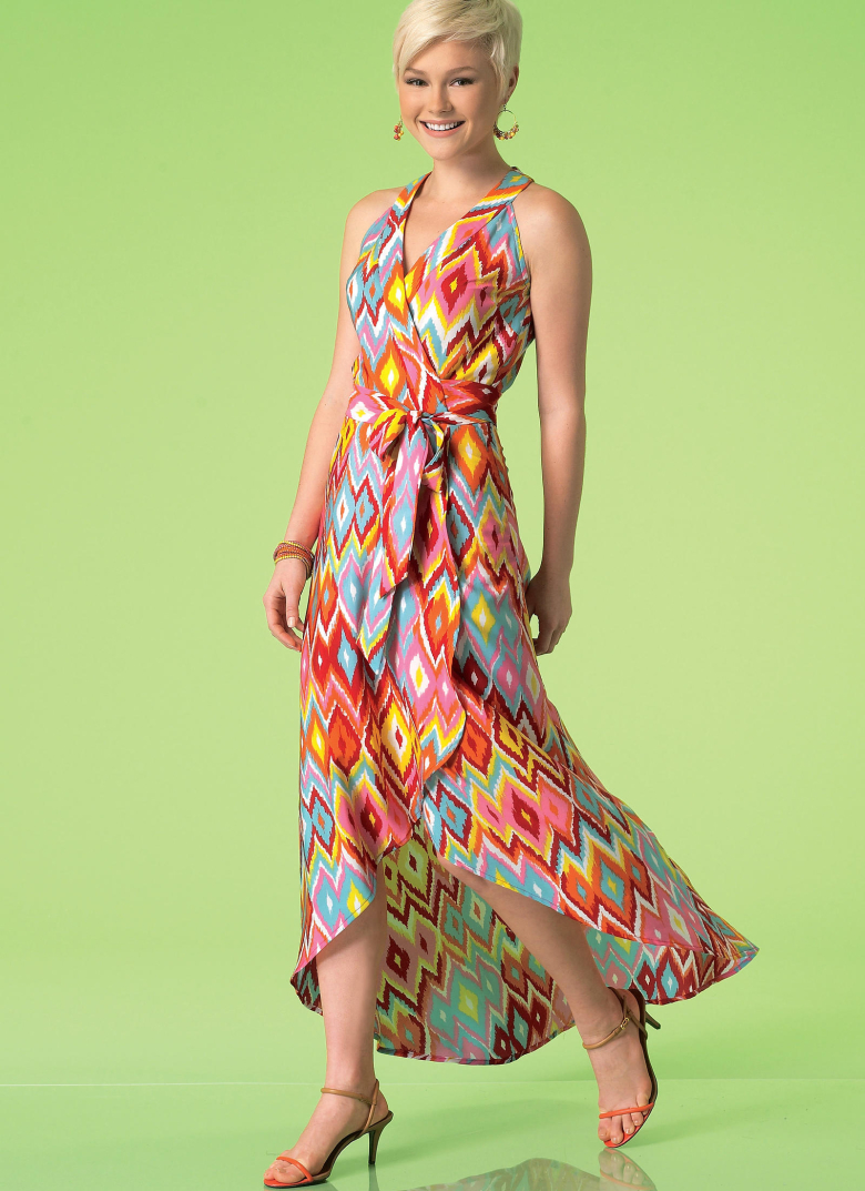 Misses wrap dresses hot sale