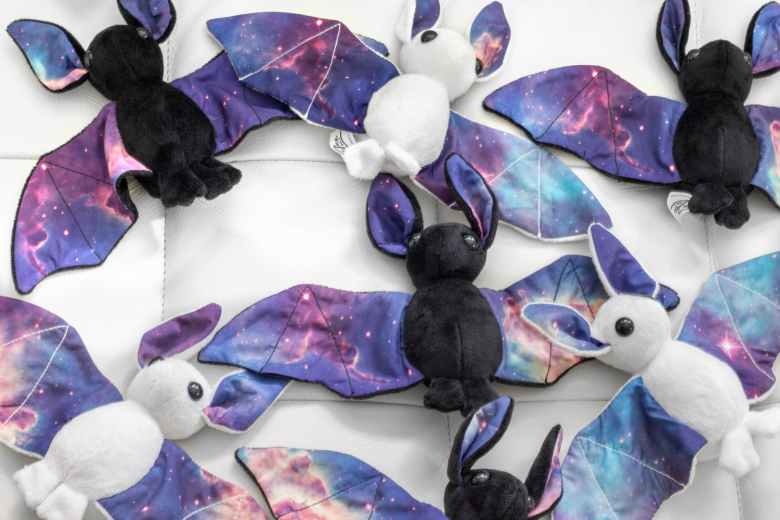 large stuffed bat