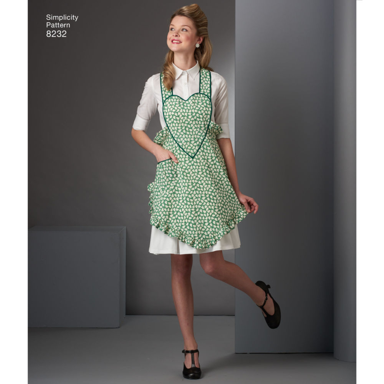 8232 | 1940s Vintage Aprons | Textillia