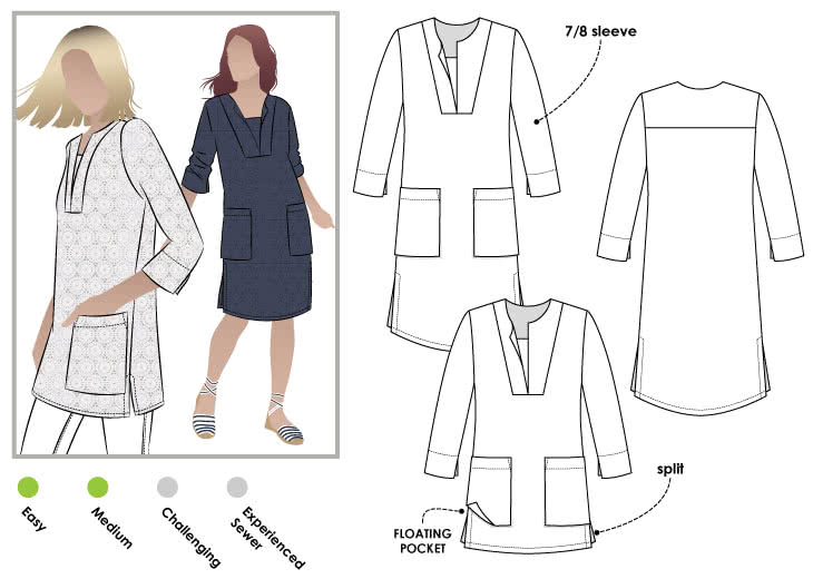 Roslyn Tunic Dress | Textillia