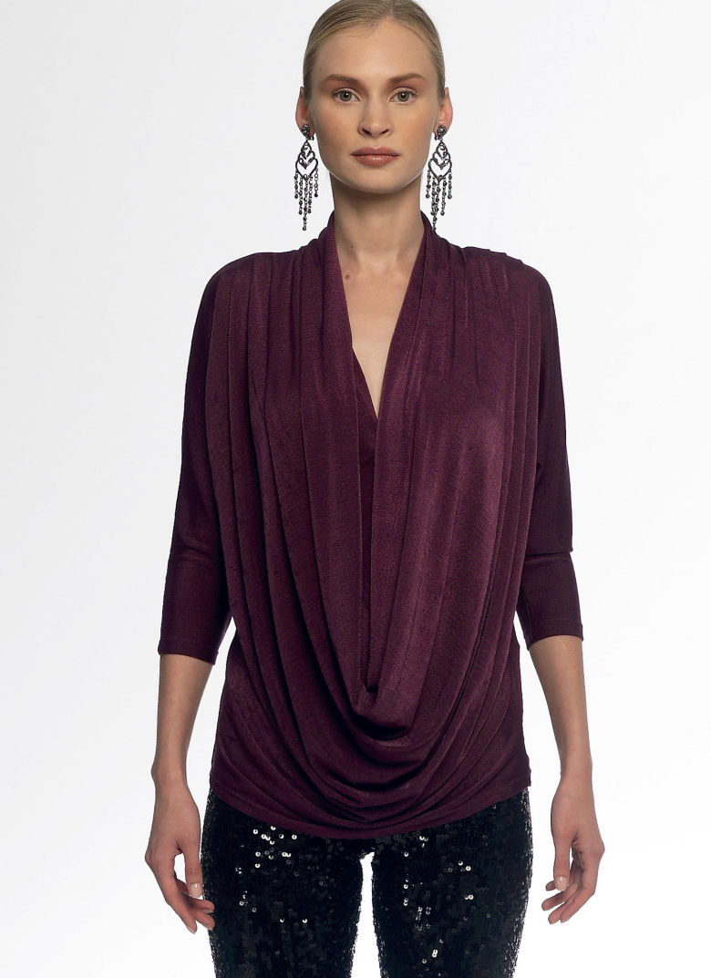 cowl neck tops