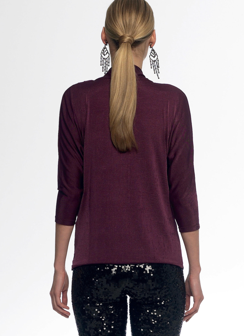 cowl neck line
