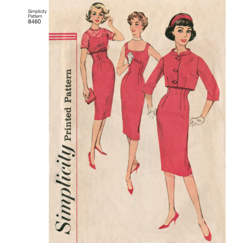 Retro sheath dress on sale