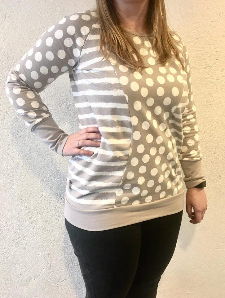 Raglan hoodie clearance with a twist