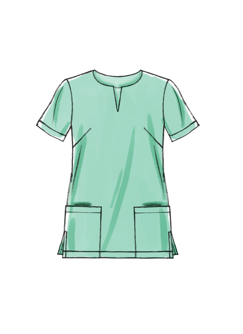 M5895 | Misses'/Women's Scrubs Tops, Dress and Pants | Textillia