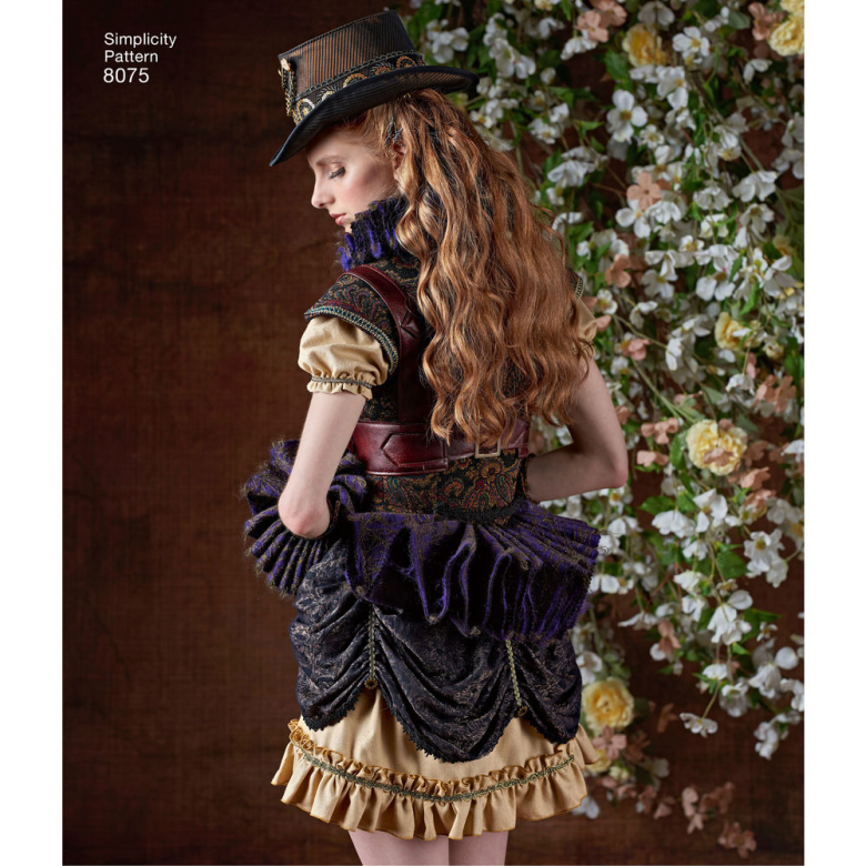 Simplicity 8075 Steampunk Costumes Sewing Pattern 