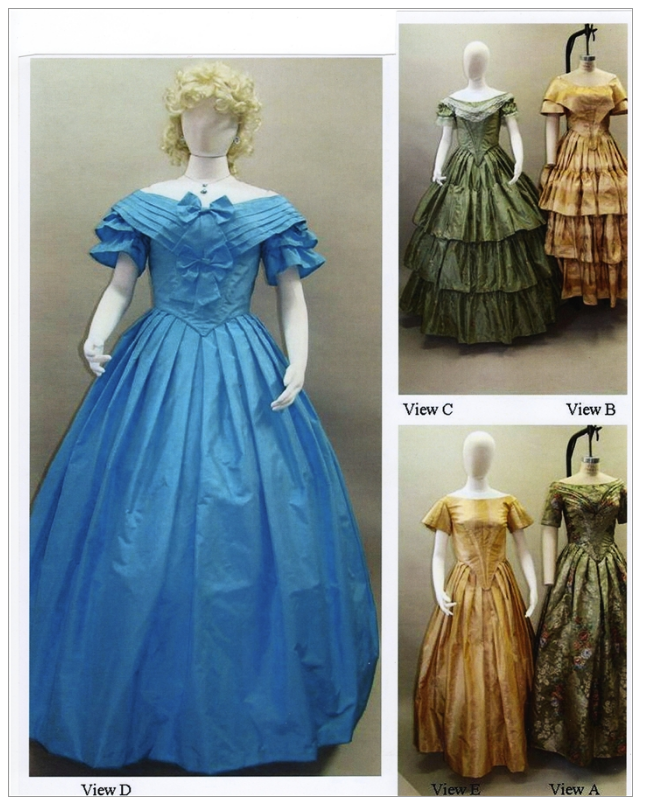 1840 sales ball gown