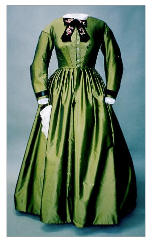 1860s day dress top