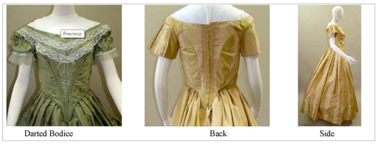 1840 ball gown on sale