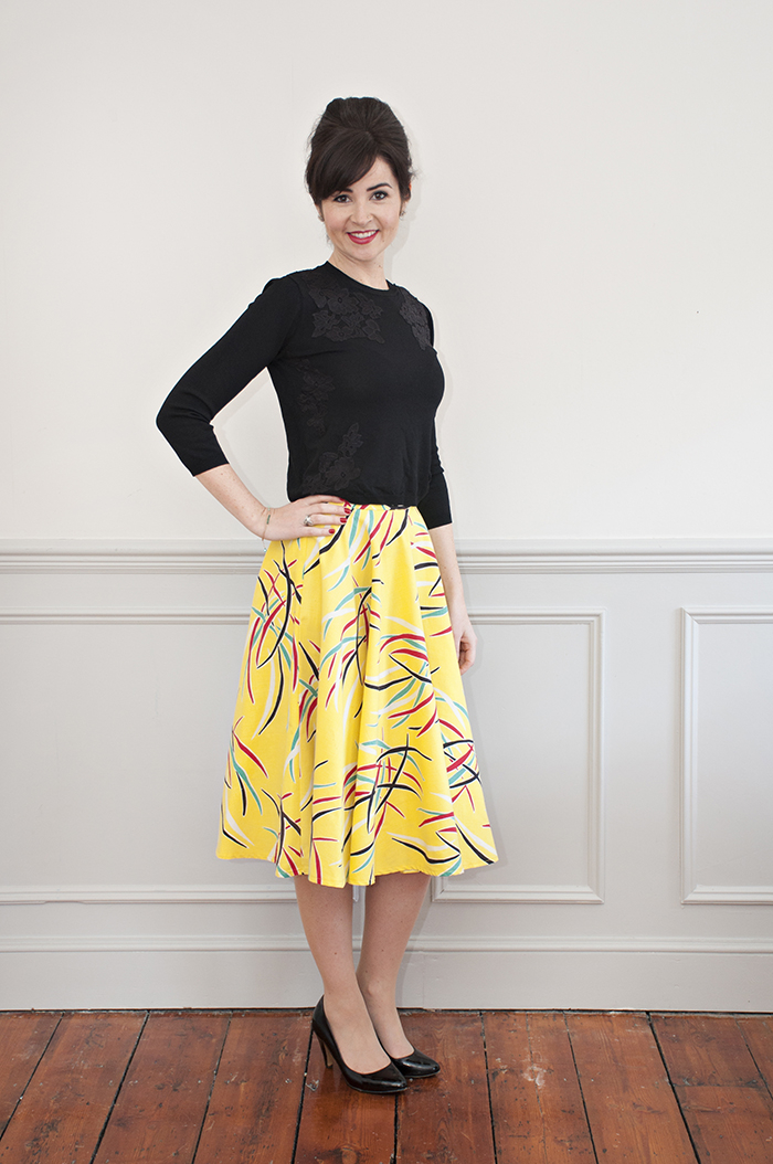 Full circle skirt history store