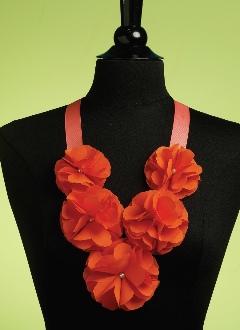 New MCCalls Pattern M6047 Fabric Flowers and Rosettes