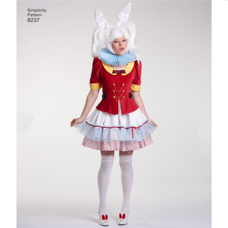 8237 | Misses' Alice in Wonderland Cosplay Costumes | Textillia