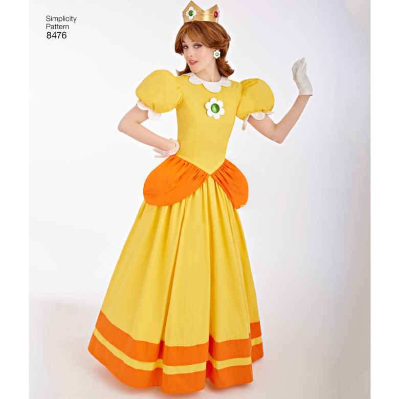 8476 | Misses' Super Mario Princesses Costumes | Textillia