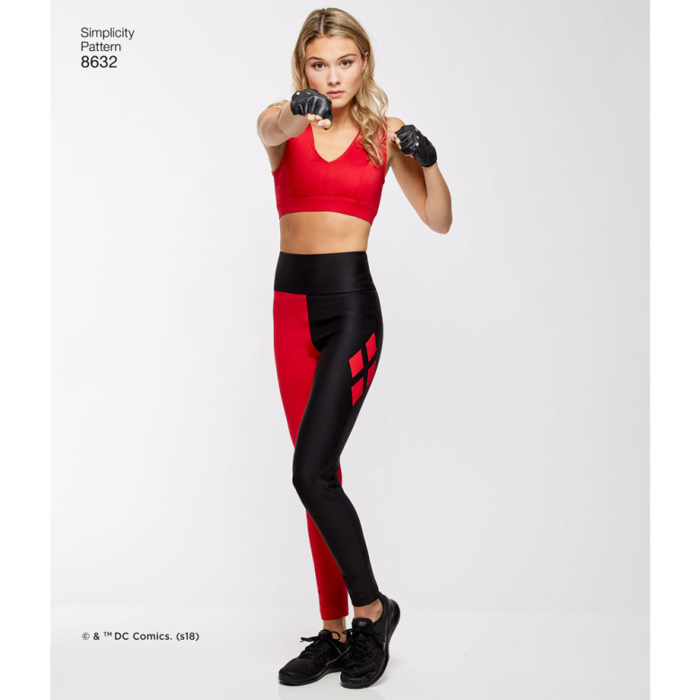harley quinn sports bra