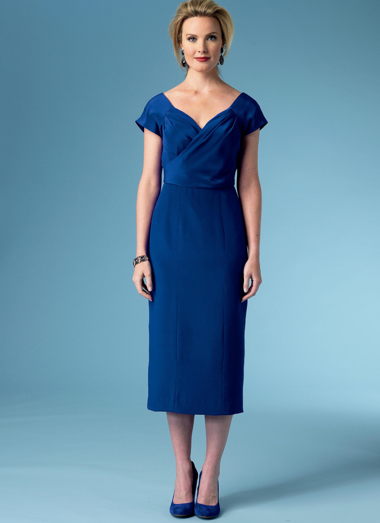 B5983 | Misses' Pleated Surplice Dresses | Textillia