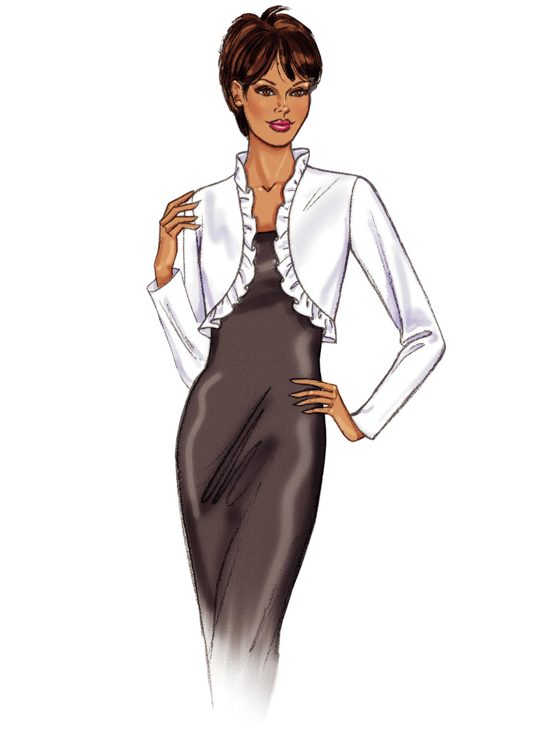 B3345 Misses Evening Jackets Boleros and Cape Textillia