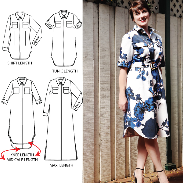 Sedona Shirt Tunic Dress | Textillia