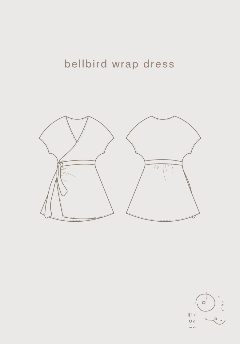 bellbird wrap dress