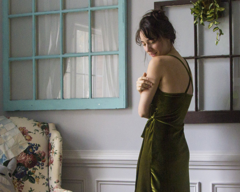 louise wrap dress