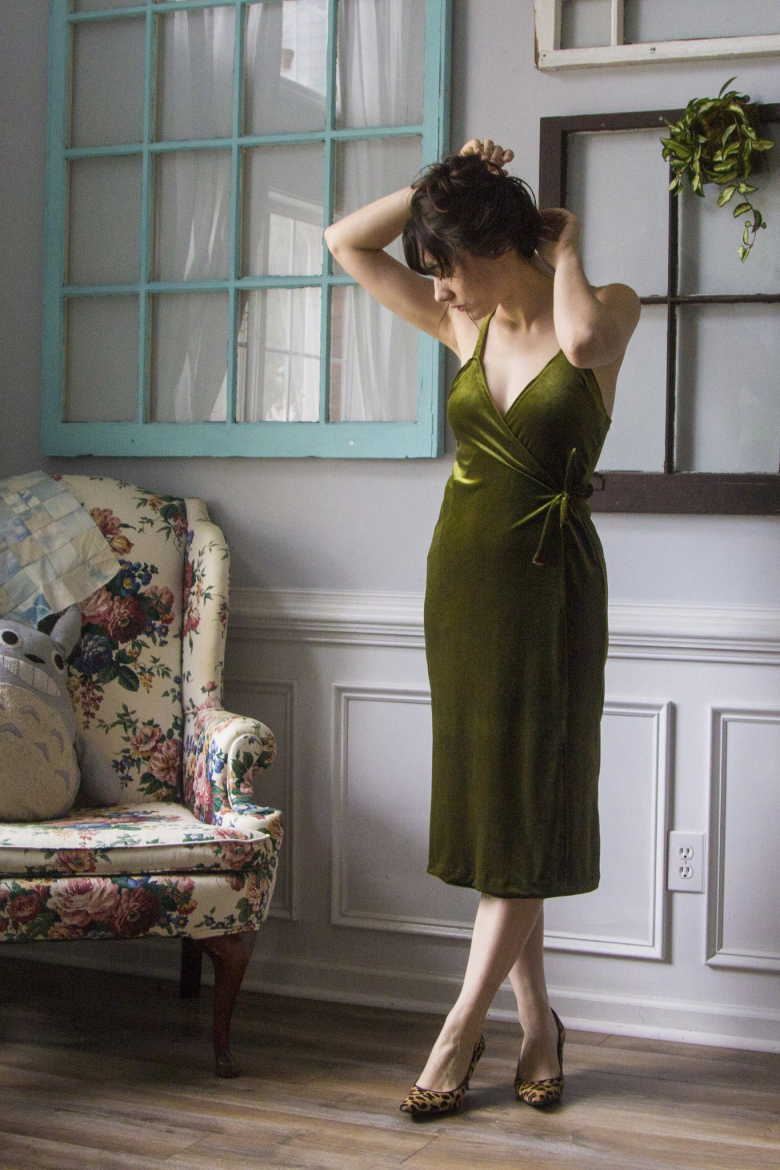 louise wrap dress