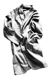Flat-lay of knee-length coat version