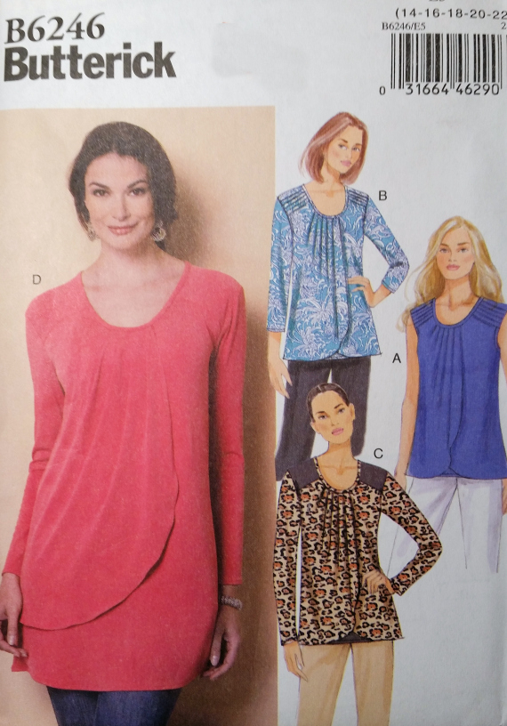 tulip hem front top modelled in no, short and long sleeve versions