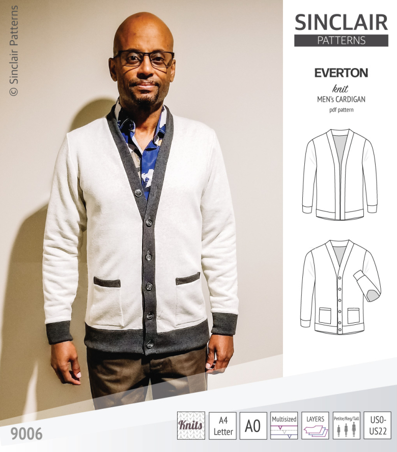 Everton Classic Knit Cardigan for Men Textillia