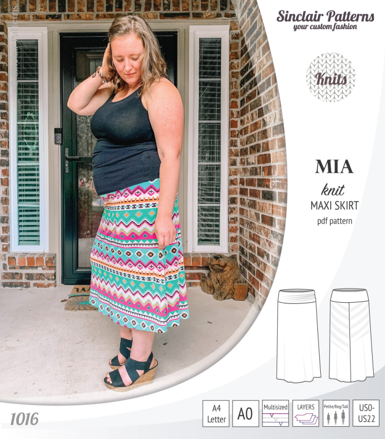 Petite maxi skirt quilt pattern online