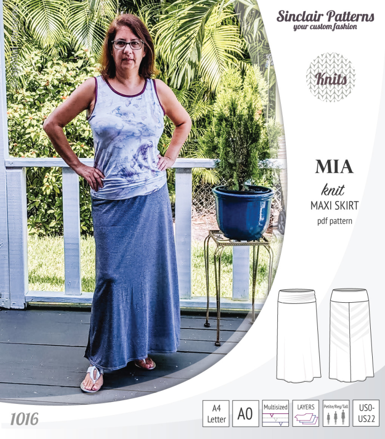 Mia Knit Maxi Skirt Textillia