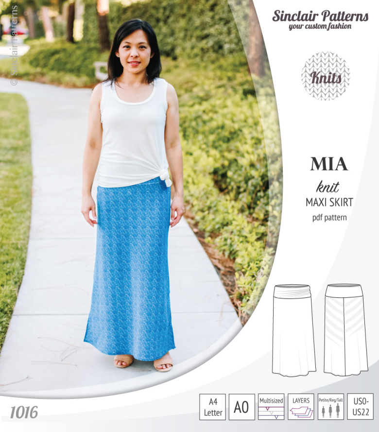 Mia Knit Maxi Skirt Textillia