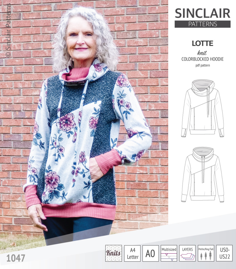 Lotte Colorblocked Hoodie for Women | Textillia Lotte Colorblocked Hoodie for Women | Textillia