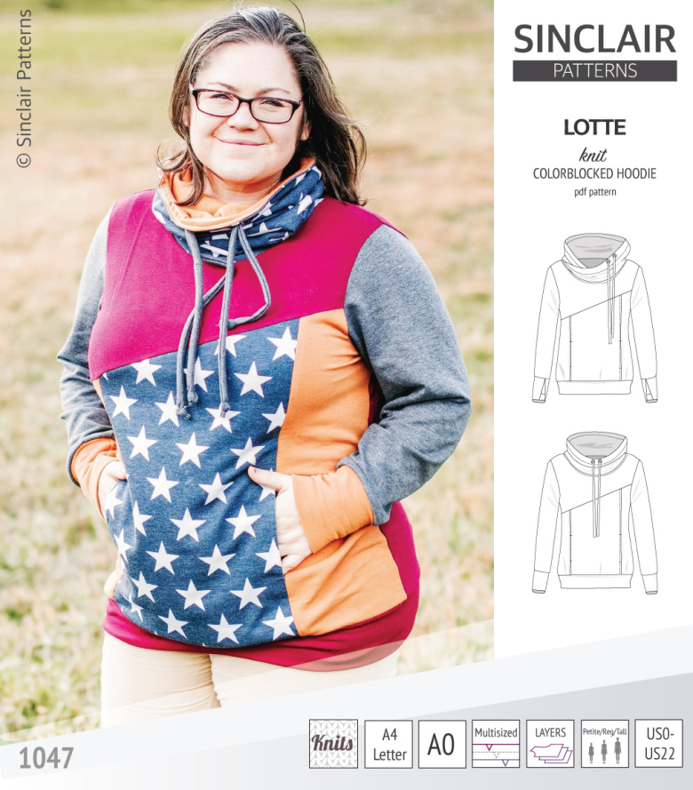 Lotte Colorblocked Hoodie for Women | Textillia
