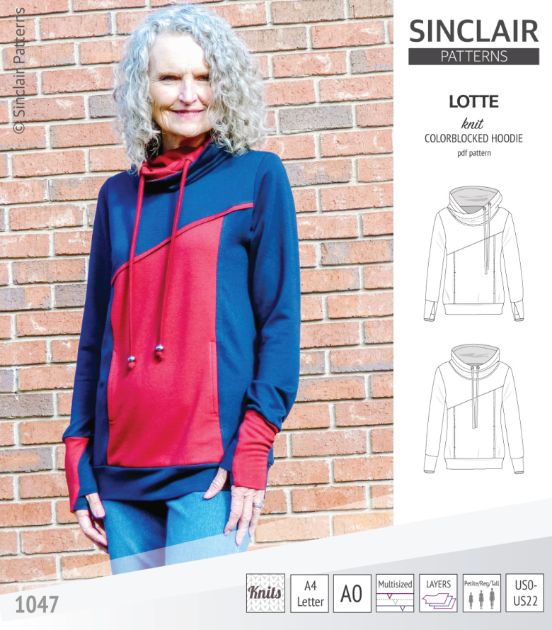 Lotte Colorblocked Hoodie for Women | Textillia