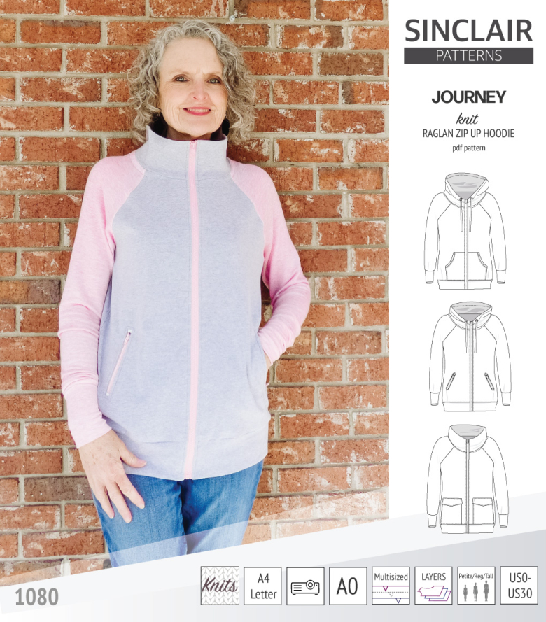 Drawstring raglan sleeve zip pockets hoodie best sale