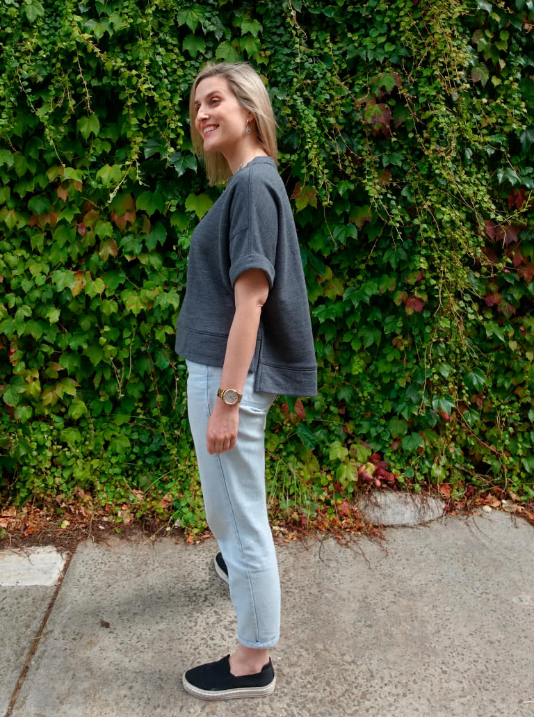 model shot, side
