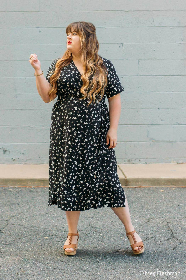 highland wrap dress