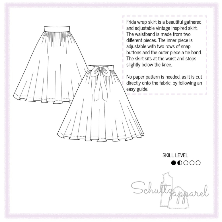 Frida Wrap Skirt | Textillia