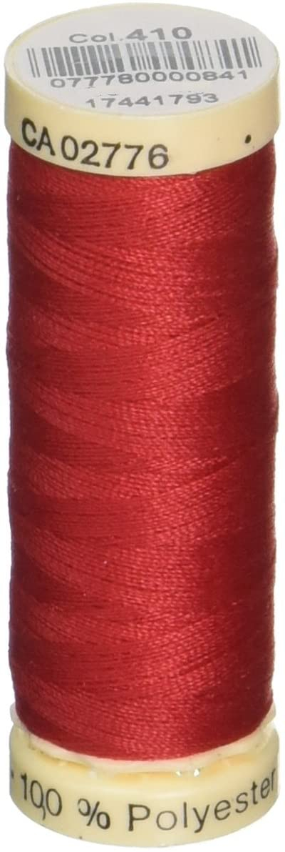 spool of thread in colorway 410 (scarlet)