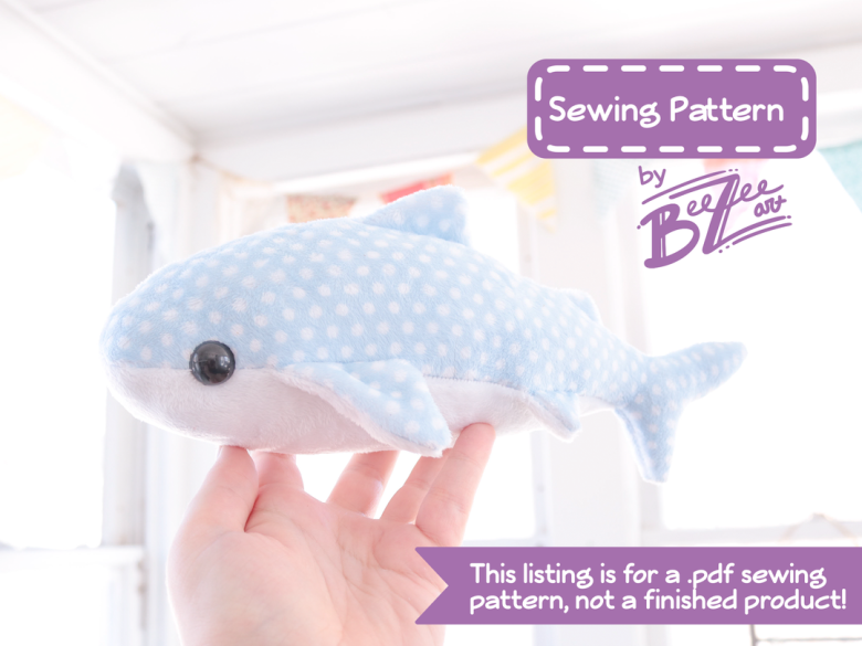 Shark plush pattern cheap