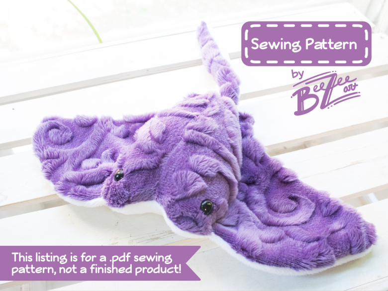 Stingray plush pattern sale