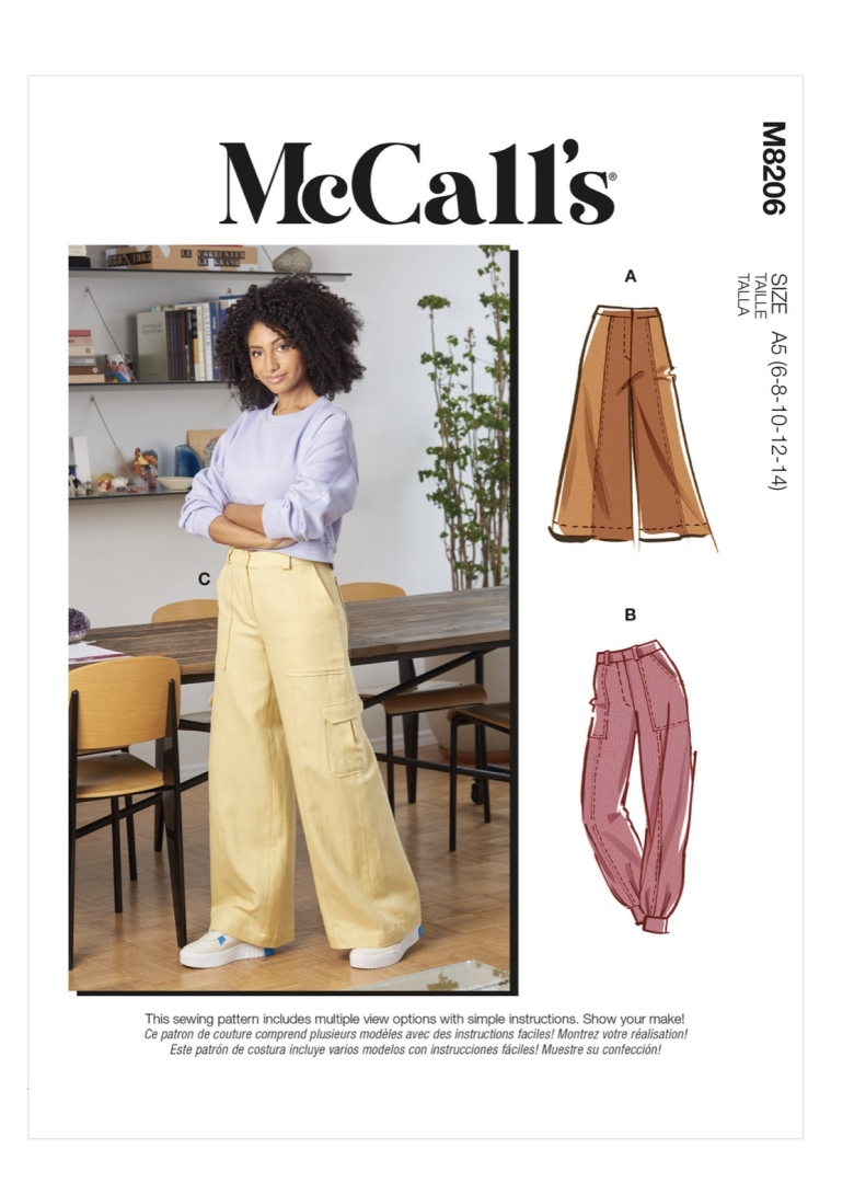 M8206 | Misses’ Pants | Textillia