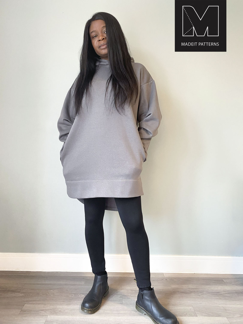 Hoodie dress deals with tights