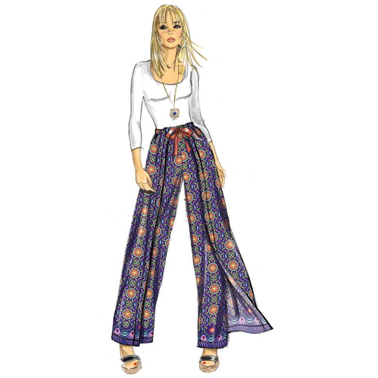 S9595 Misses Super Jiffy Wrap And Tie Pantskirt Textillia s9595-misses-super-jiffy-wrap-and-tie-pantskirt-textillia