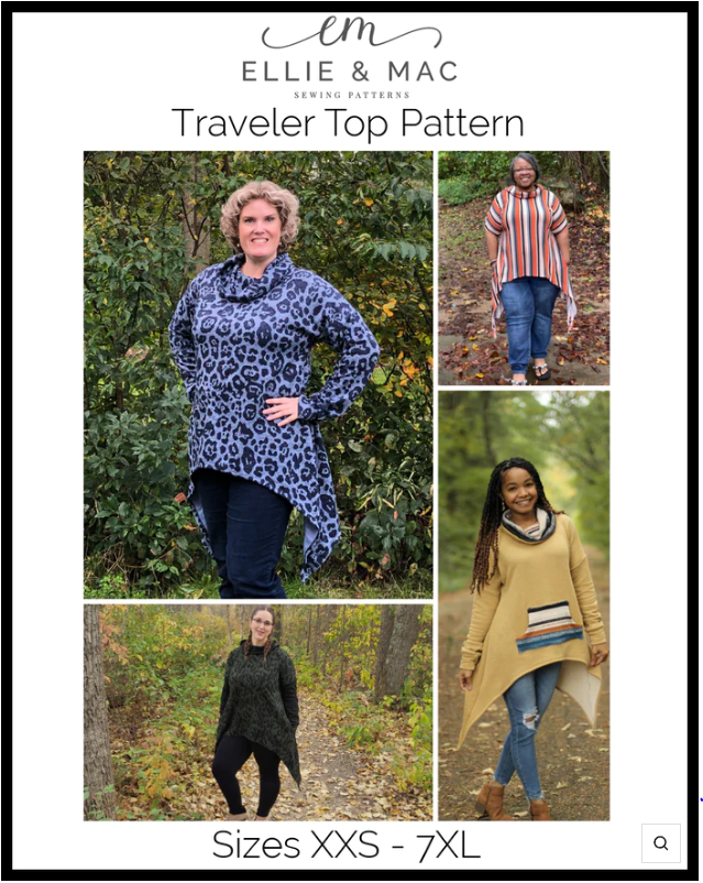 Ellie and Mac Traveler Top Pattern