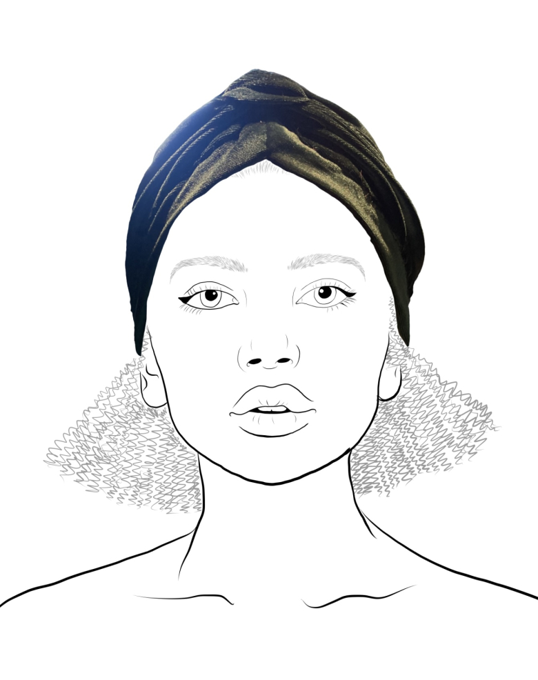 70s stretch turban