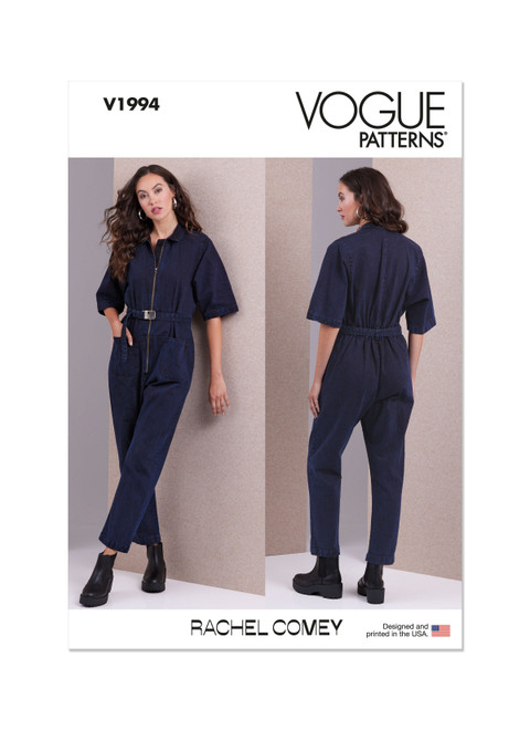 V1994 Women's shortsleeved jumpsuit by Rachel Comey envelope front